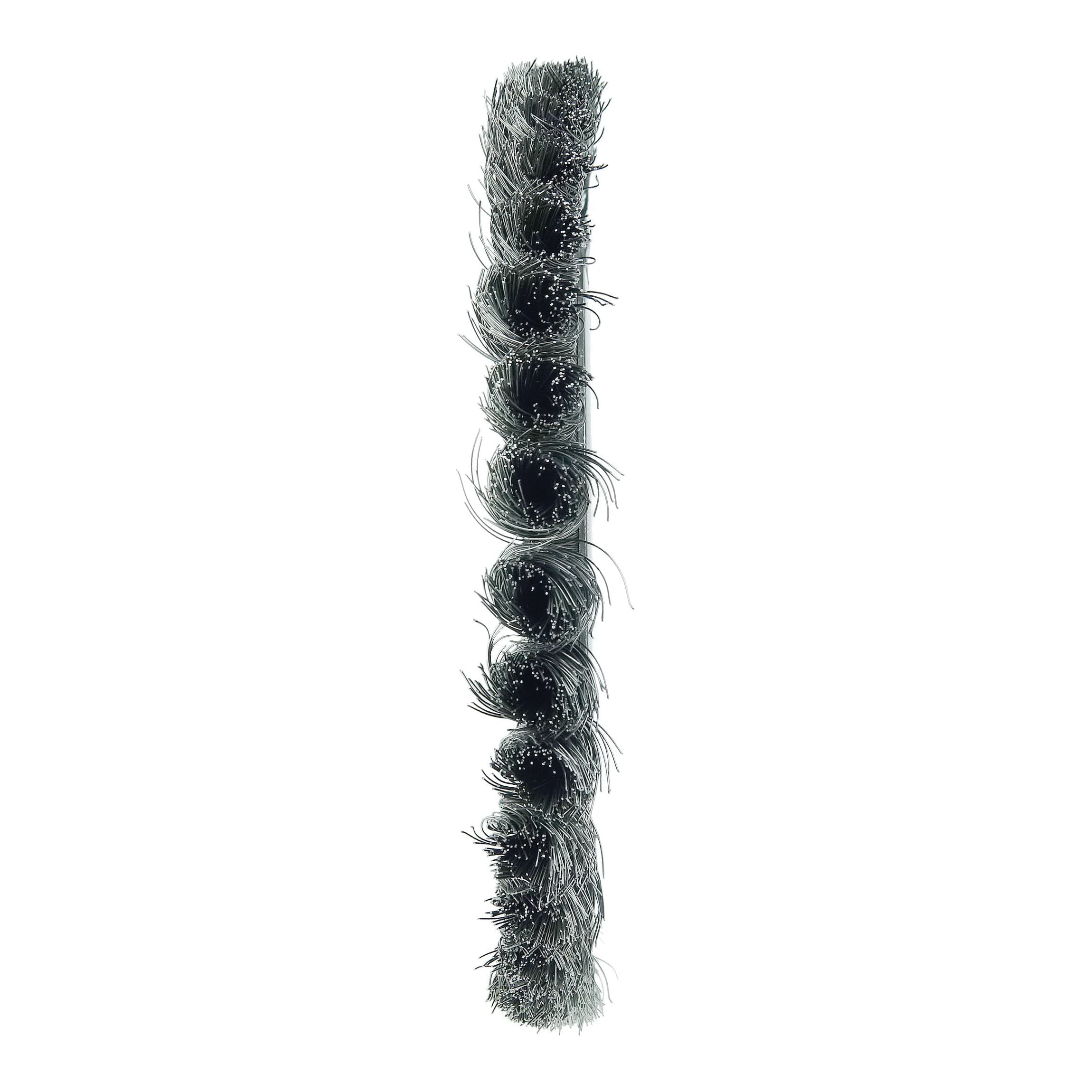 Weiler® 08138 Wheel Brush, 8 in Dia Brush, 5/8 in W Face, 0.014 in Dia Standard/Twist Knot Filament/Wire, 3/4 in Arbor Hole
